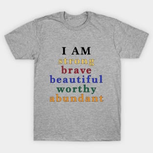 Daily I Am Affirmations T-Shirt